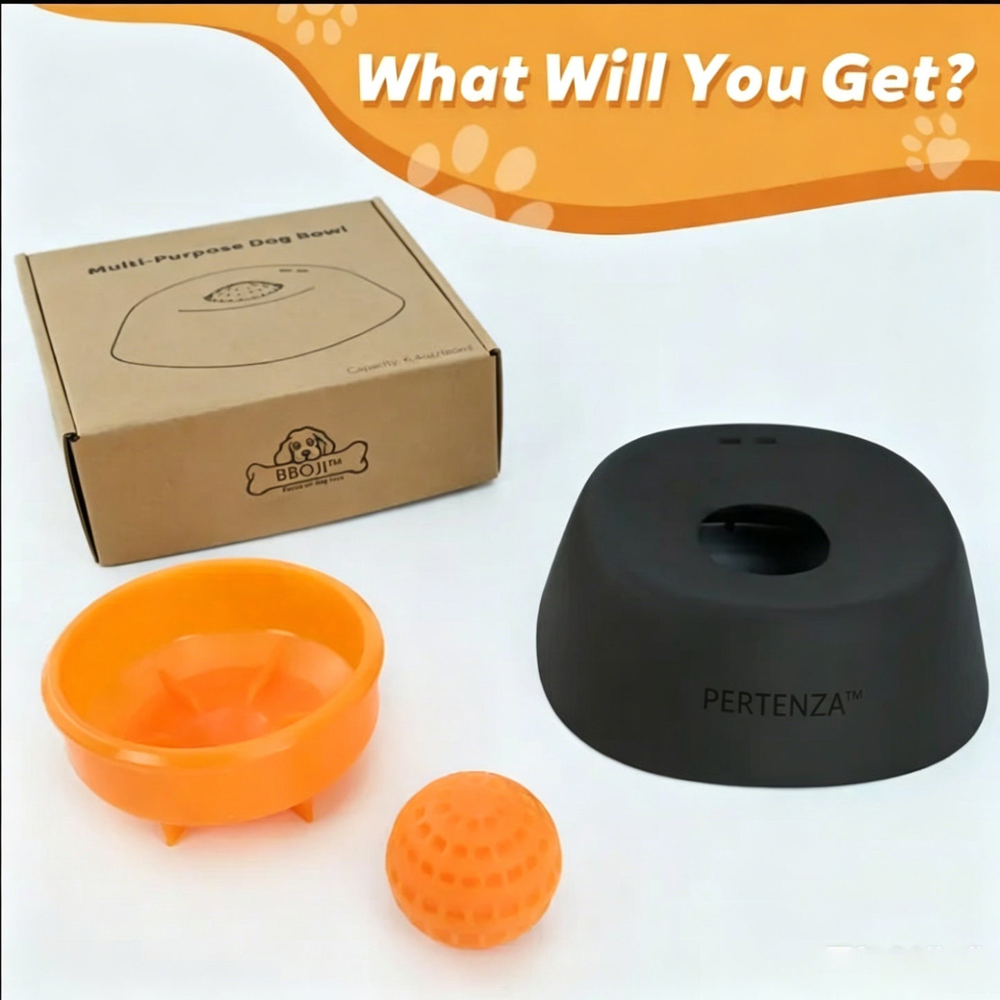 🐾Pertenza Vet-Recommended Slow Feeder Lick Bowl - Anti-Gulping Anti-Anxiety No-Spill Dog & Cat Liquid Treat Bowl