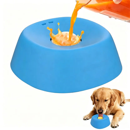 🐾Pertenza Vet-Recommended Slow Feeder Lick Bowl - Anti-Gulping Anti-Anxiety No-Spill Dog & Cat Liquid Treat Bowl