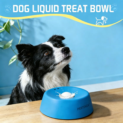🐾Pertenza Vet-Recommended Slow Feeder Lick Bowl - Anti-Gulping Anti-Anxiety No-Spill Dog & Cat Liquid Treat Bowl