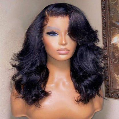 🔥Final 4 Hours: 49%OFF+Free Shipping:🌸Glueless LayerCut Wig 13x4 Lace Closure Wig Body Wave Pre Cut Pre Bleached Ready Go Wigs🌸