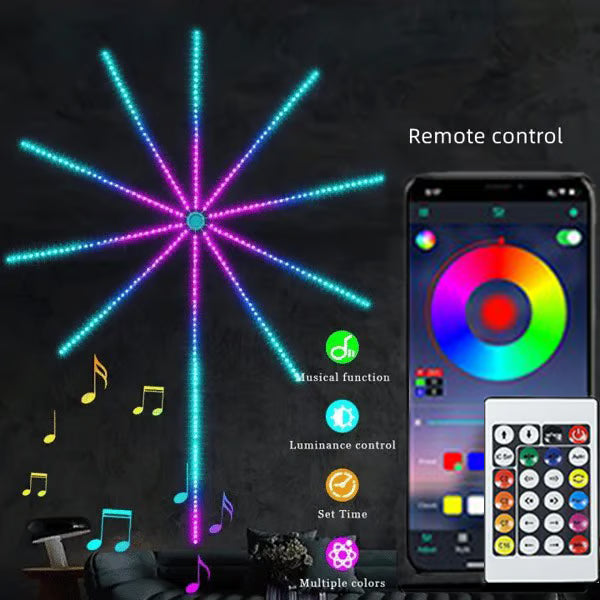 🔥2026 Hot Sale 49% OFF- ✨WiFi Bluetooth Smart Fireworks Led Light