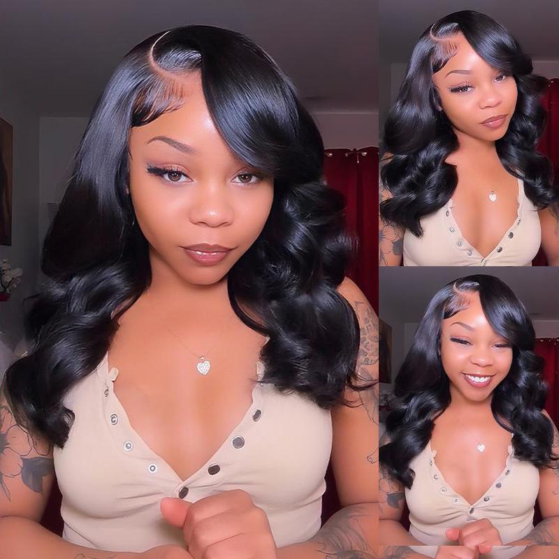 🔥Final 4 Hours: 49%OFF+Free Shipping:🌸Glueless LayerCut Wig 13x4 Lace Closure Wig Body Wave Pre Cut Pre Bleached Ready Go Wigs🌸