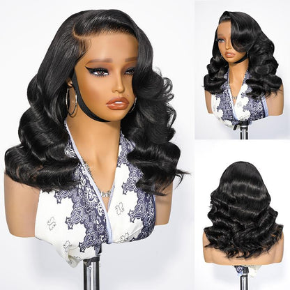 🔥Final 4 Hours: 49%OFF+Free Shipping:🌸Glueless LayerCut Wig 13x4 Lace Closure Wig Body Wave Pre Cut Pre Bleached Ready Go Wigs🌸