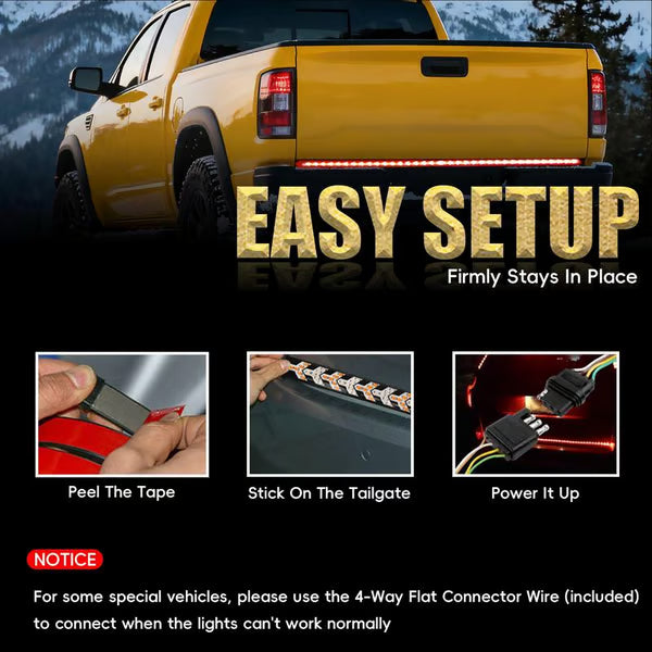 🔥49% OFF-✨60-Inch LED Tailgate Light Bar Strip